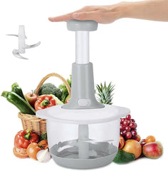 manual hand push chopper (2 L, multifunctional)
