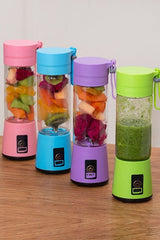 Rechargeable Portable Mini Juicer Blender – 6 Blades, 380ml