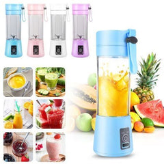 Rechargeable Portable Mini Juicer Blender – 6 Blades, 380ml