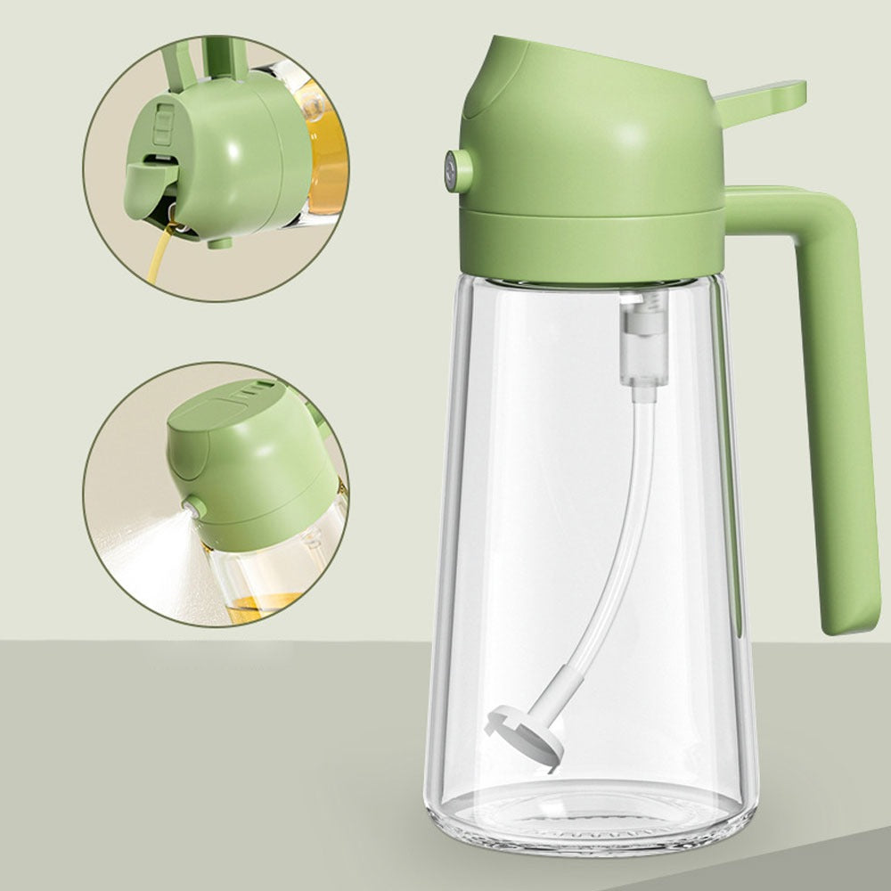 2-in-1 Oil Sprayer & Dispenser Bottles